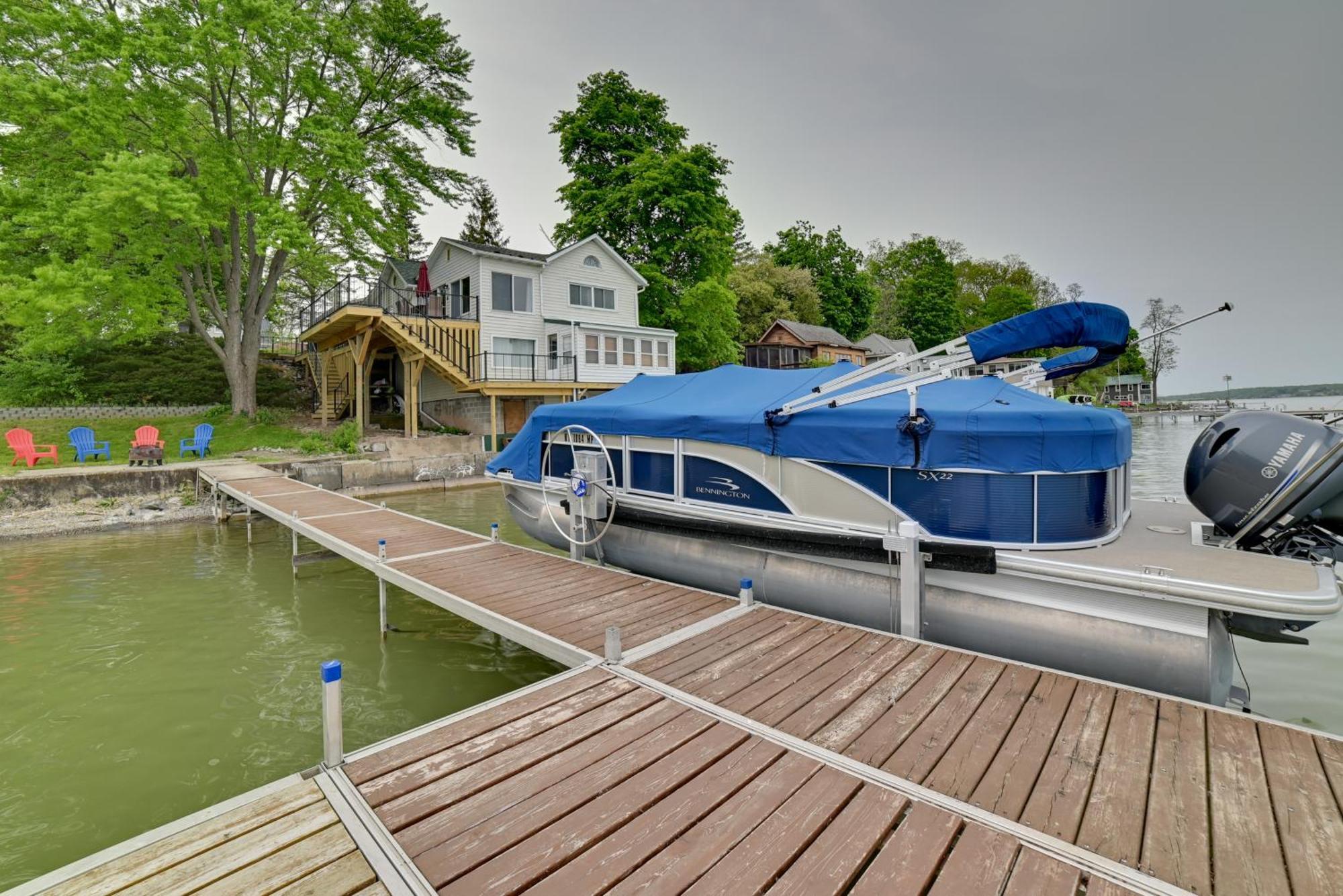 Cayuga Lake Retreat In Seneca Falls With Dock! Kültér fotó